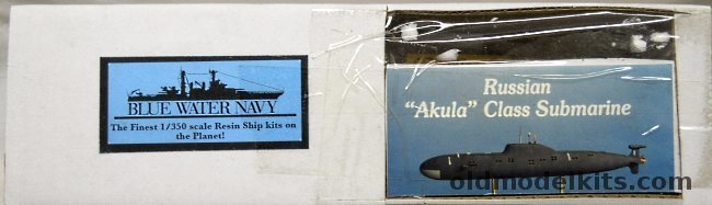 Blue Water Navy 1/350 Akula Class Submarine plastic model kit